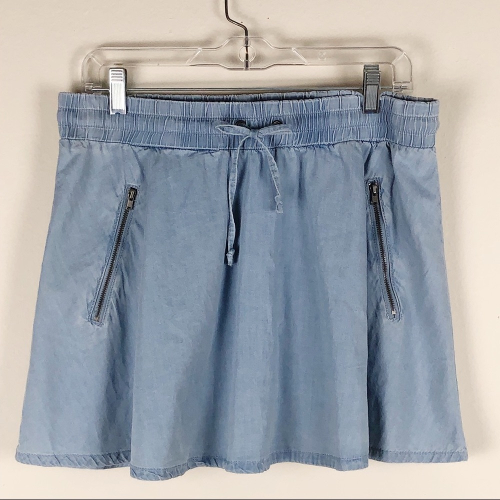Fabletics Mikah Chambray Skirt
